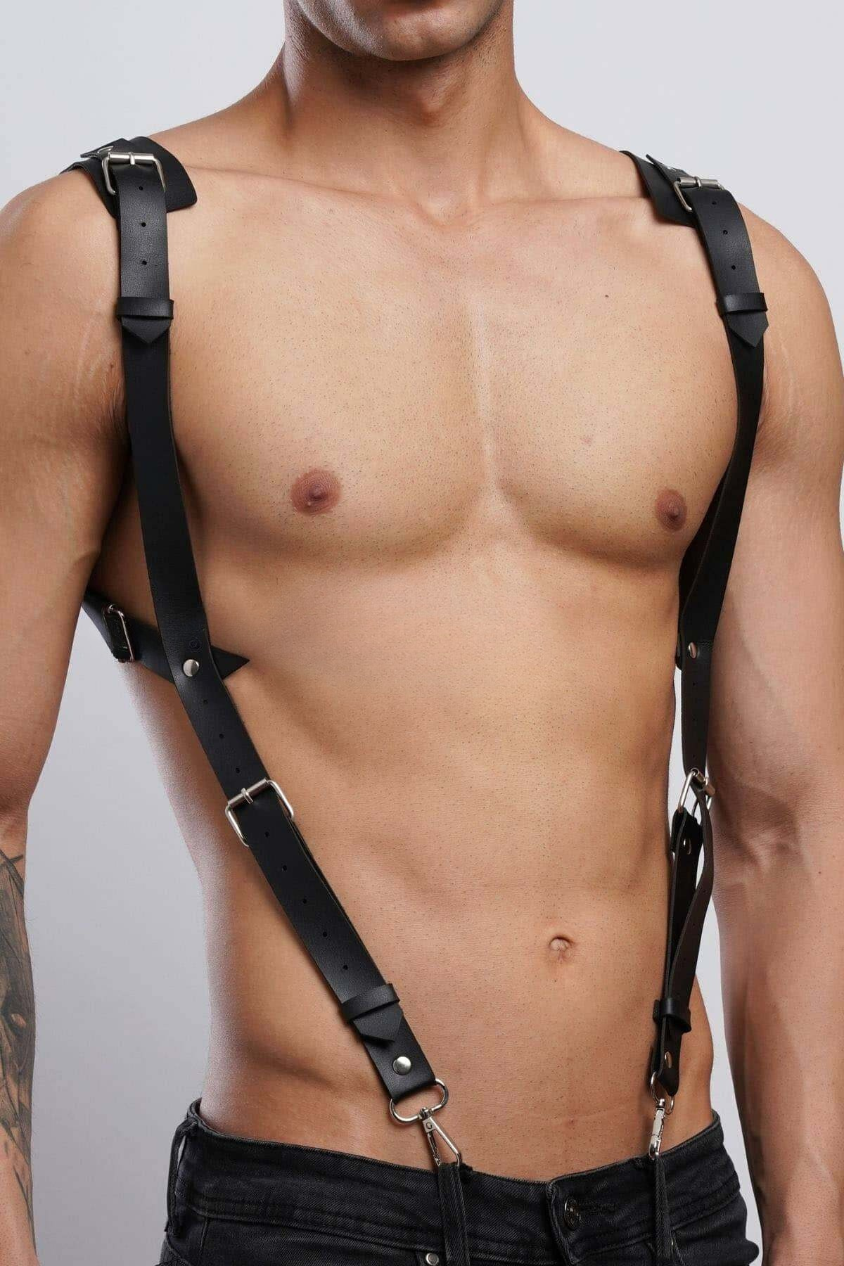 Men’s Suspender Harnes, Slimline Men’s Body Strap