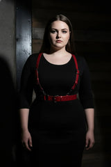 Adjustable Shoulder Strap Harness Belt: Faux Leather, Multiple Colors and Sizes